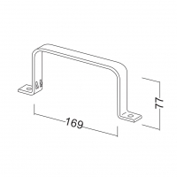 Закрепваща скоба Ø125, код:4033025