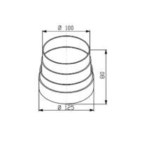 РЕДЮСЕР Ø100-125мм, код:112.0157.302