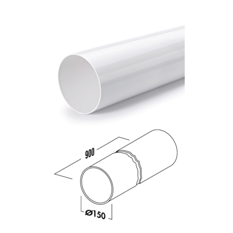 Кръгла тръба Ø150 mm, код: 4043010